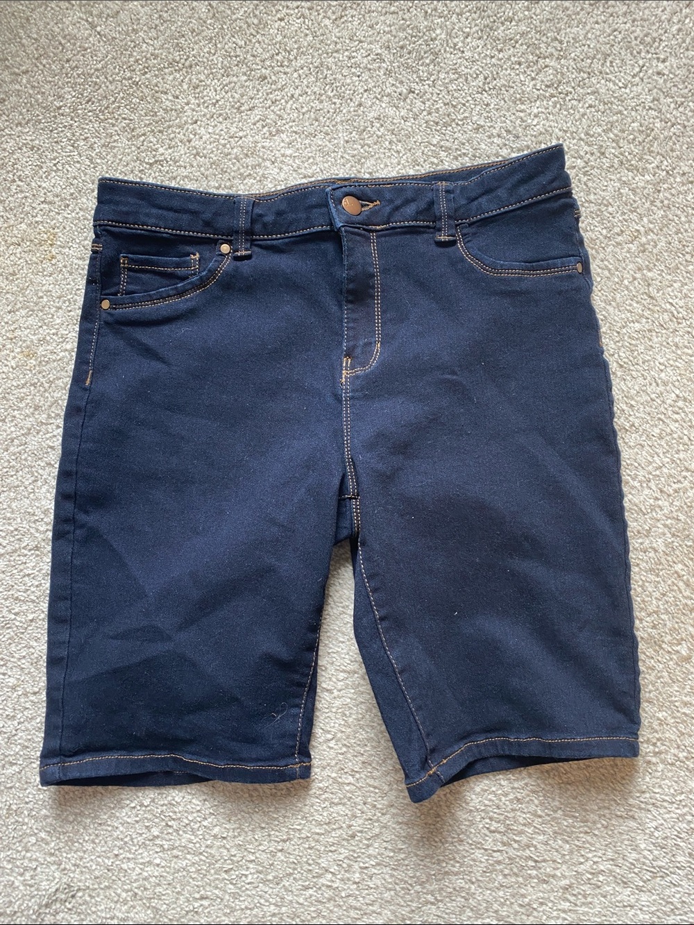 d. jeans Women's Dark Navy Denim Shorts